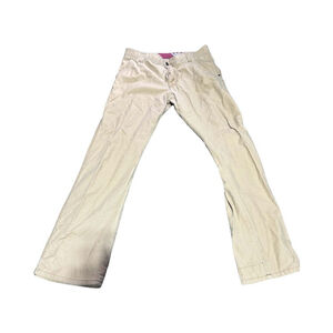 men's Wrangler Beige Boot Cut & Flare Pants Size 34 #814